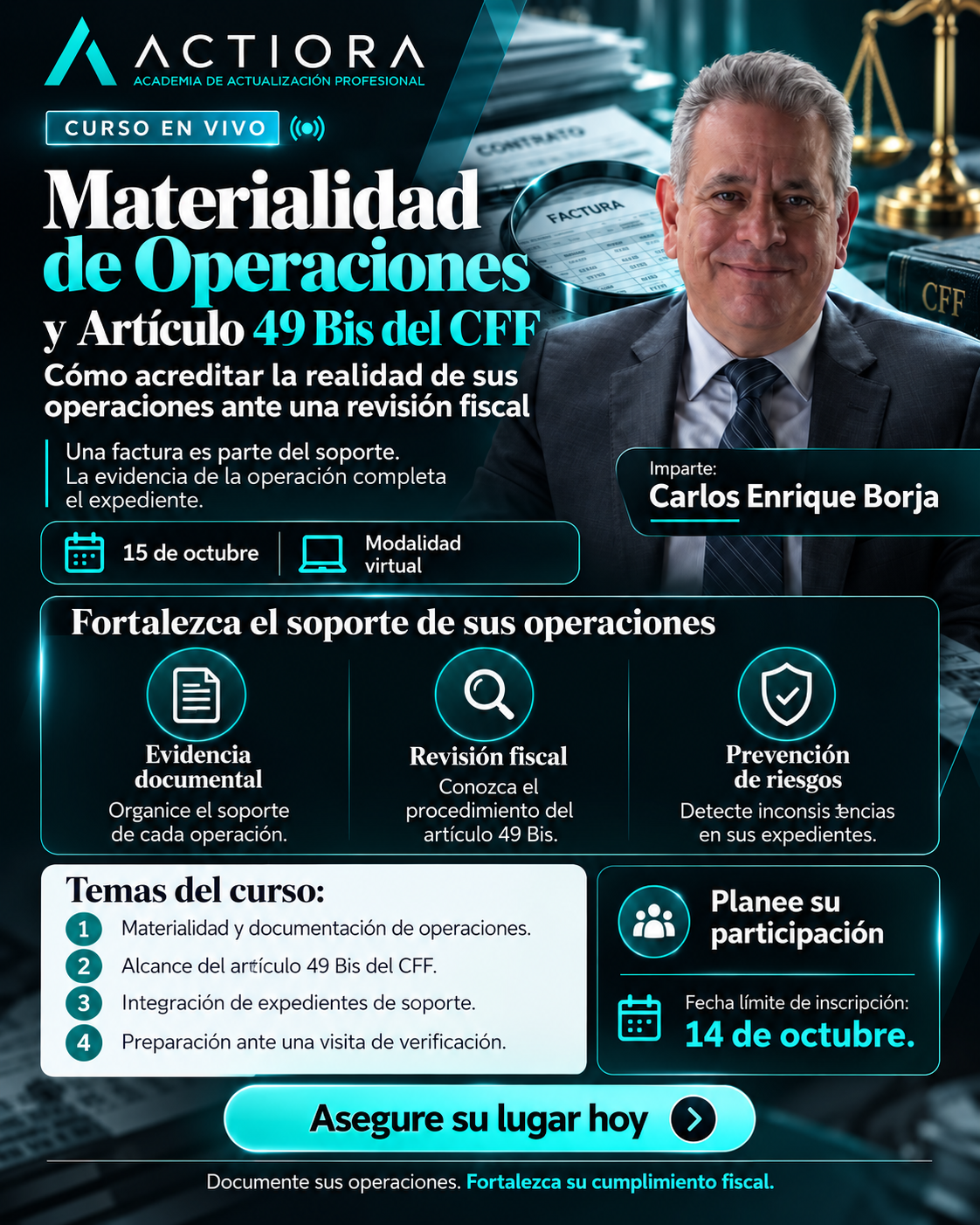 Materialidad de Operaciones y Articulo 49 Bis del CFF